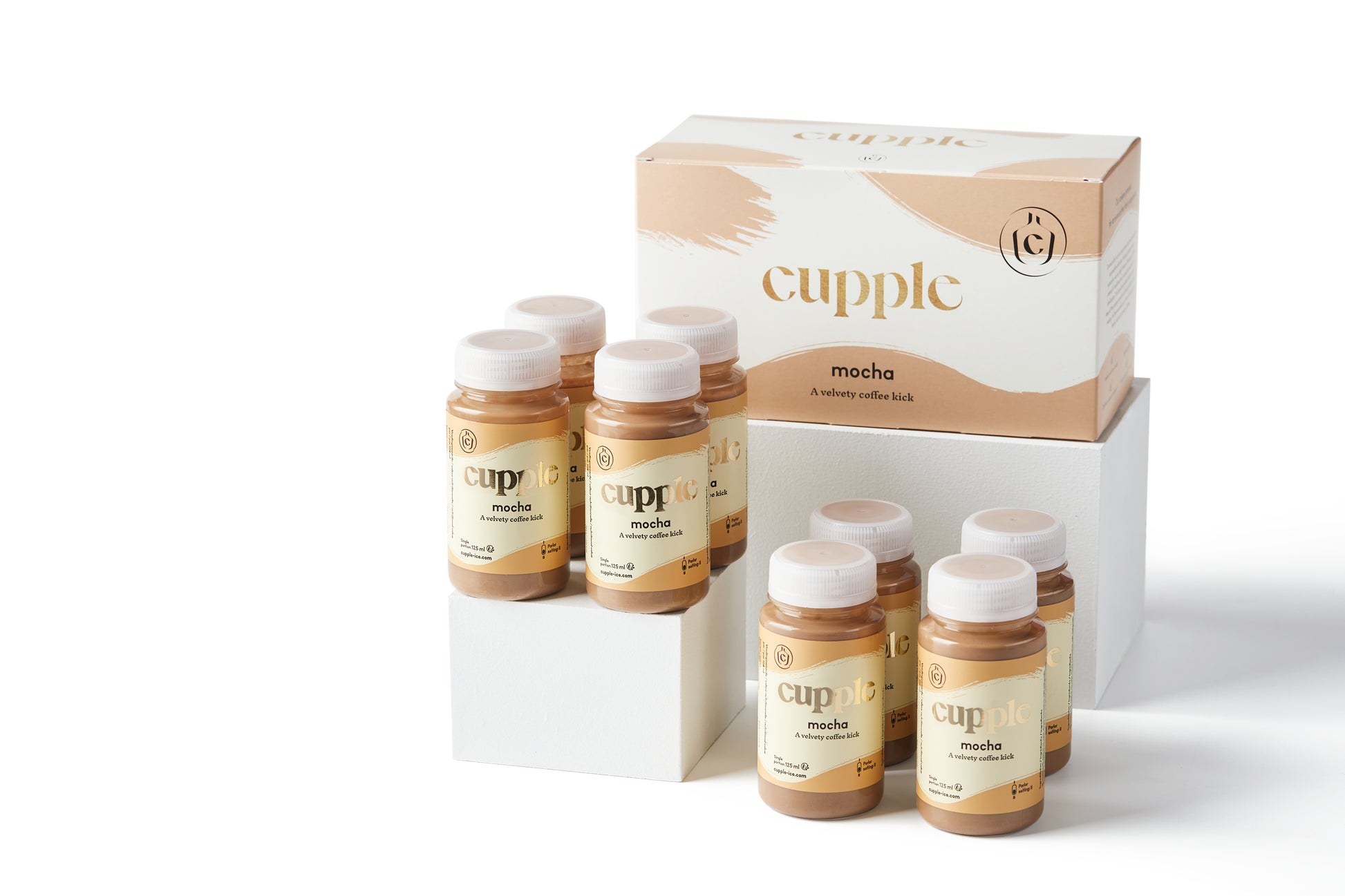 cupple mokka ijsmix set verpakking